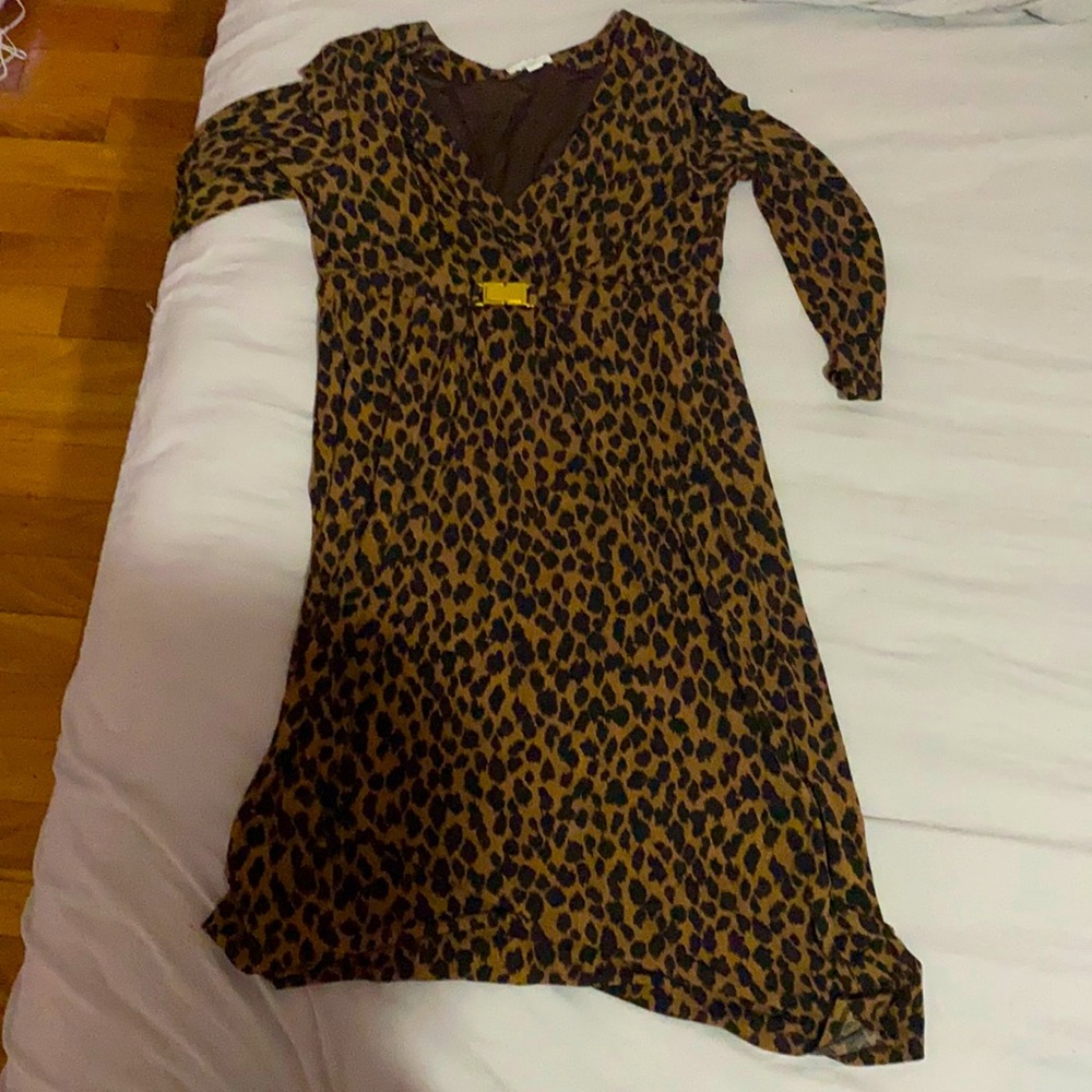 Leopard print dress